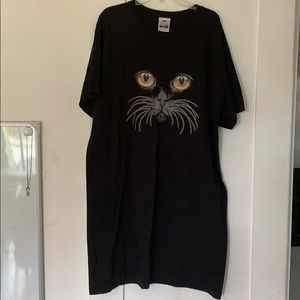 Long kitty cat 🐈 shirt dress